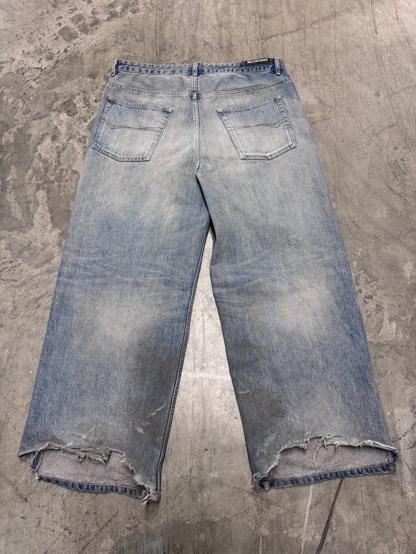 Balenciaga Drawstring Denim