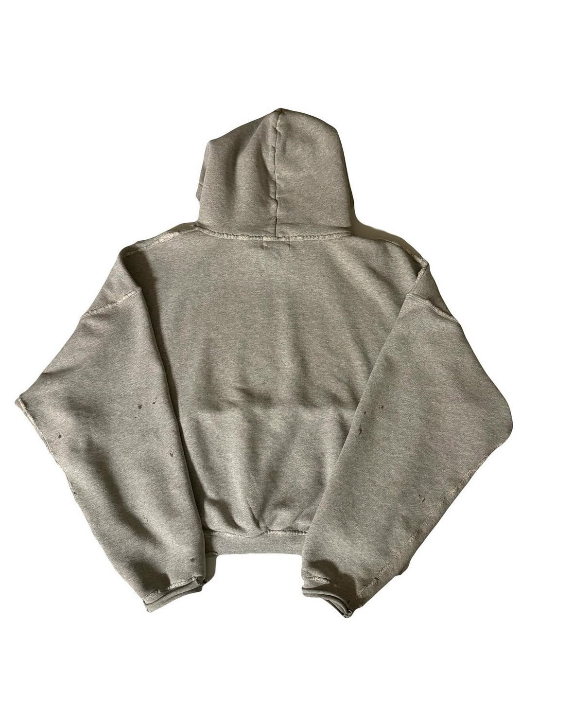 Enfants Riches Deprimes Grey Distressed Logo Hoodie