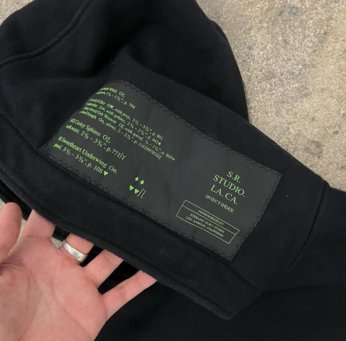 SR STUDIO Insect Hoodie