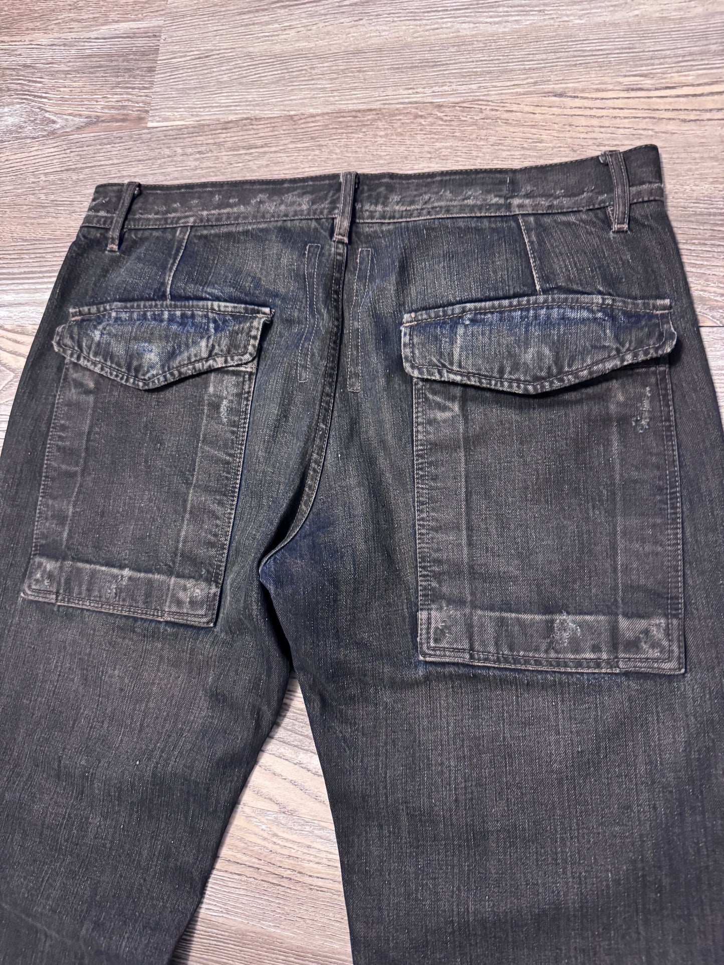 Rick Owens 2007 Mastodon Cut Stag Denim