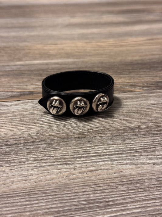 Chrome Hearts Rolling Stone Snap Bracelet