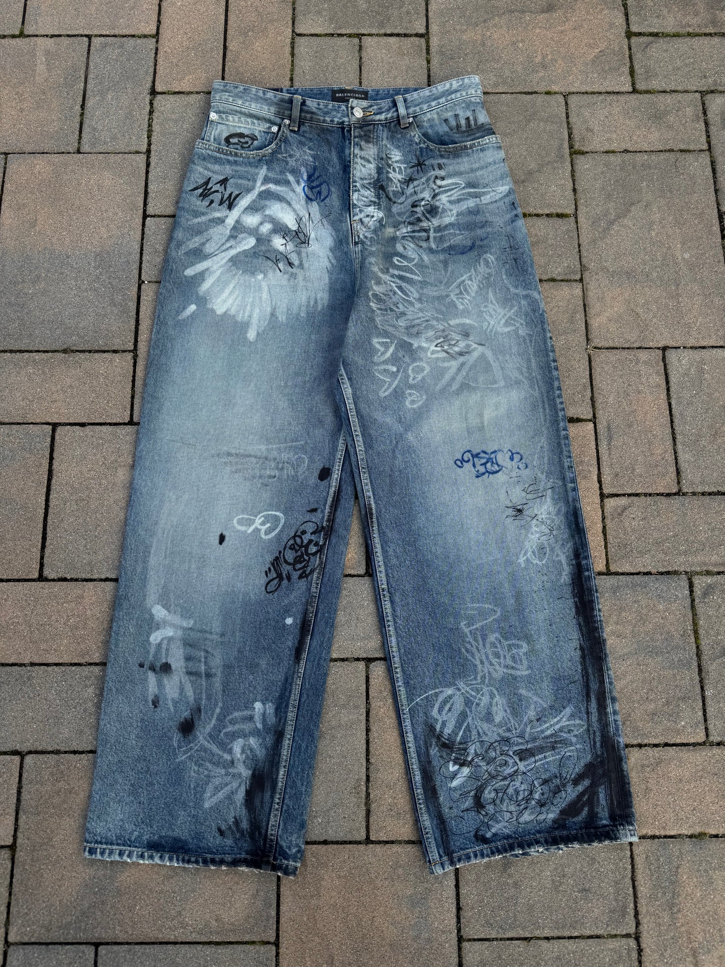 Balenciaga Graffiti Denim
