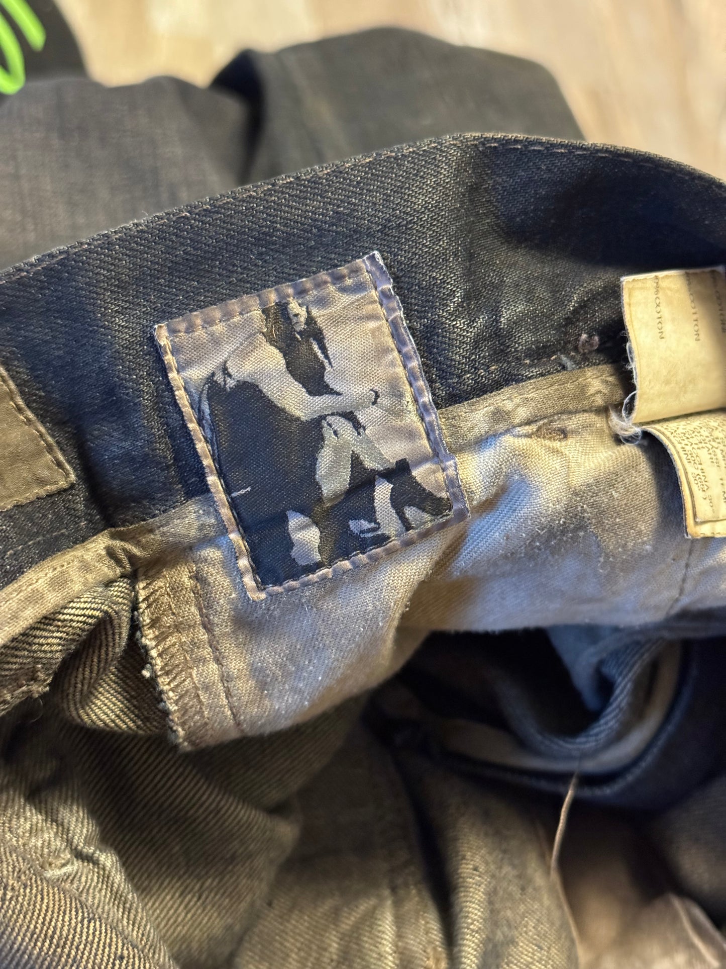 Rick Owens 2007 Mastodon Cut Stag Denim