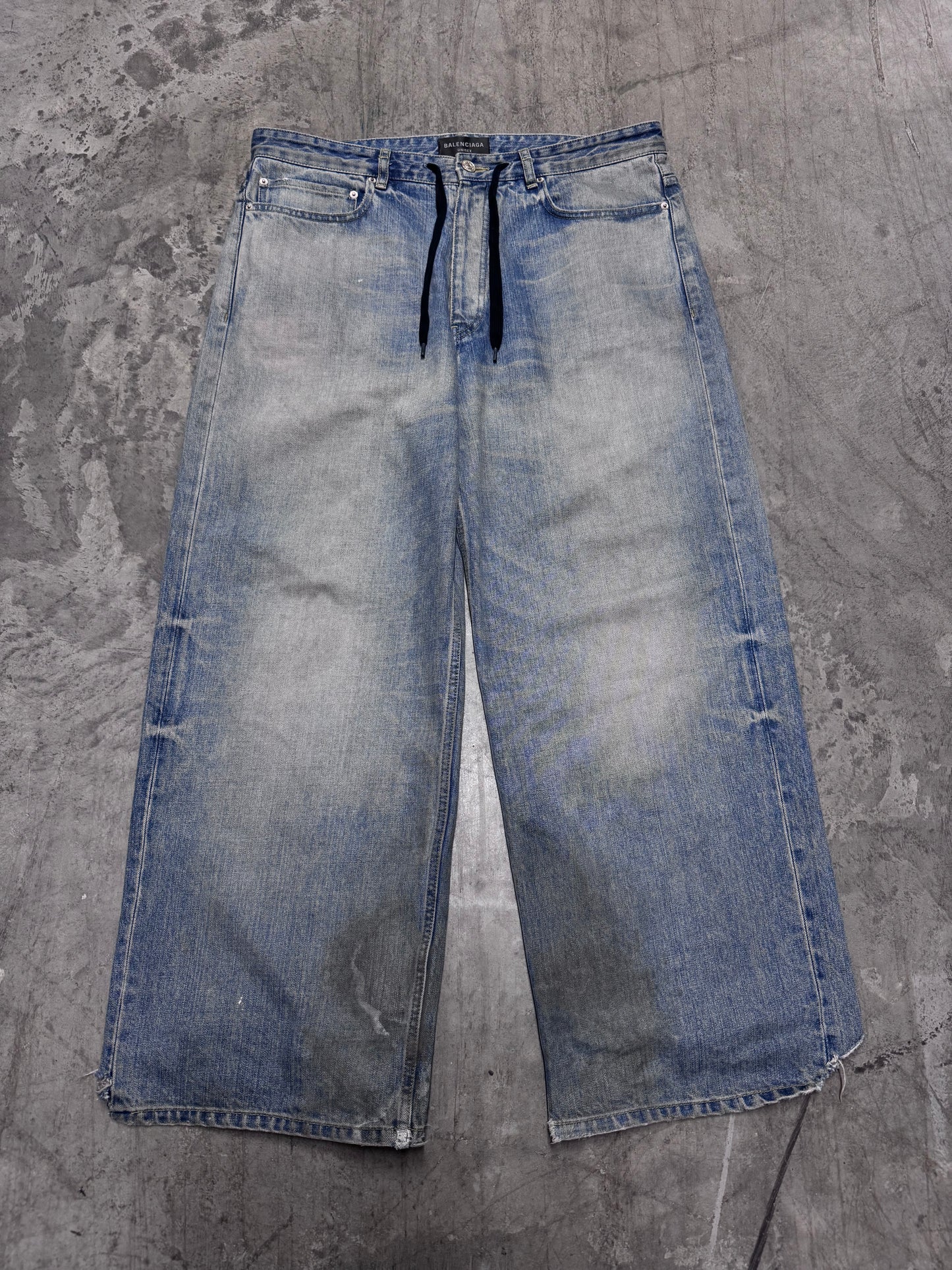 Balenciaga Drawstring Denim