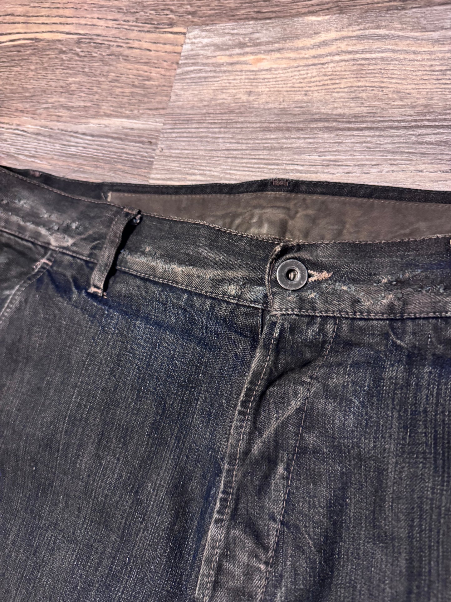 Rick Owens 2007 Mastodon Cut Stag Denim