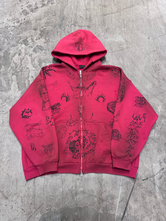 Balenciaga Tattoo Zip Up