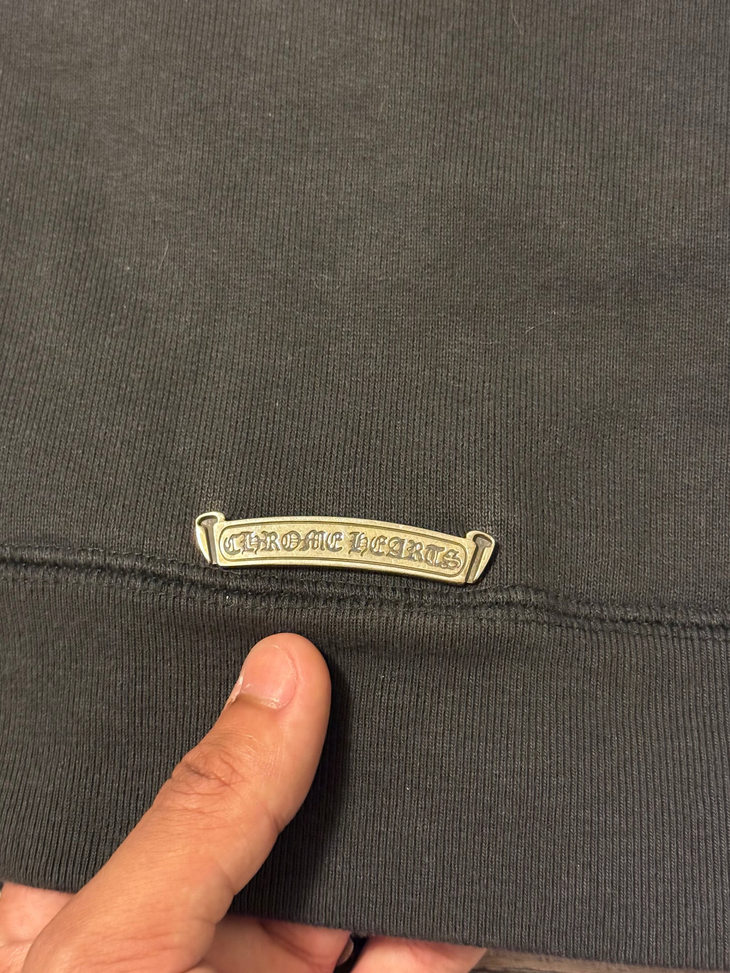 Chrome Hearts Paperjam Triple Cross Black Zip Up