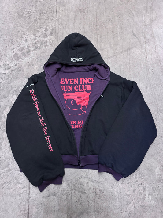 Vetements AW17 TFD / Eleven Inch Gun Club Reversible Bomber