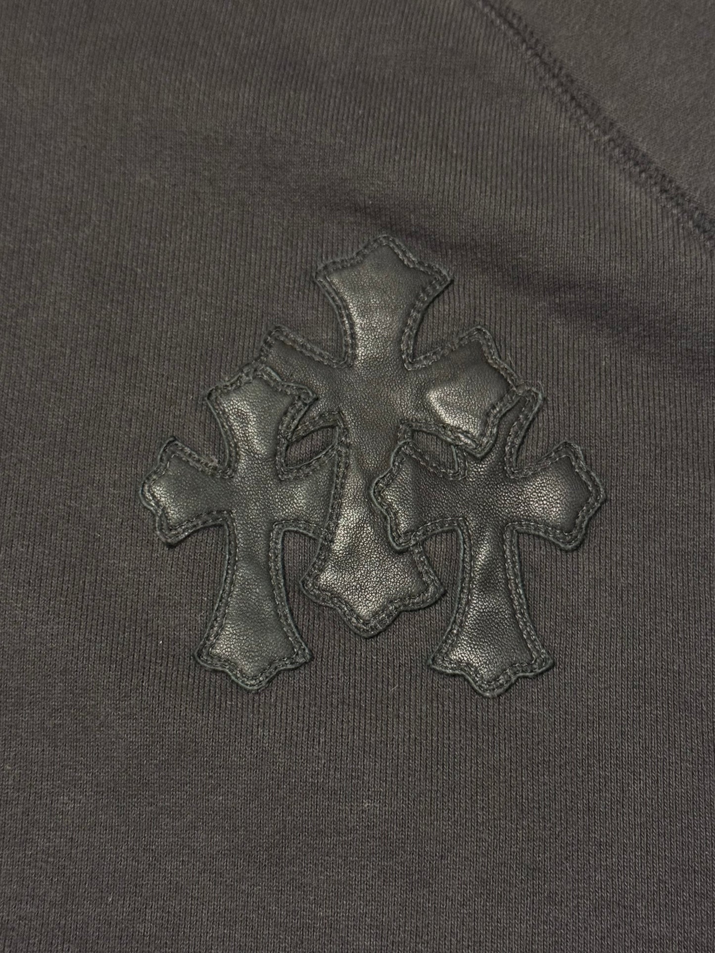Chrome Hearts Paperjam Triple Cross Black Zip Up