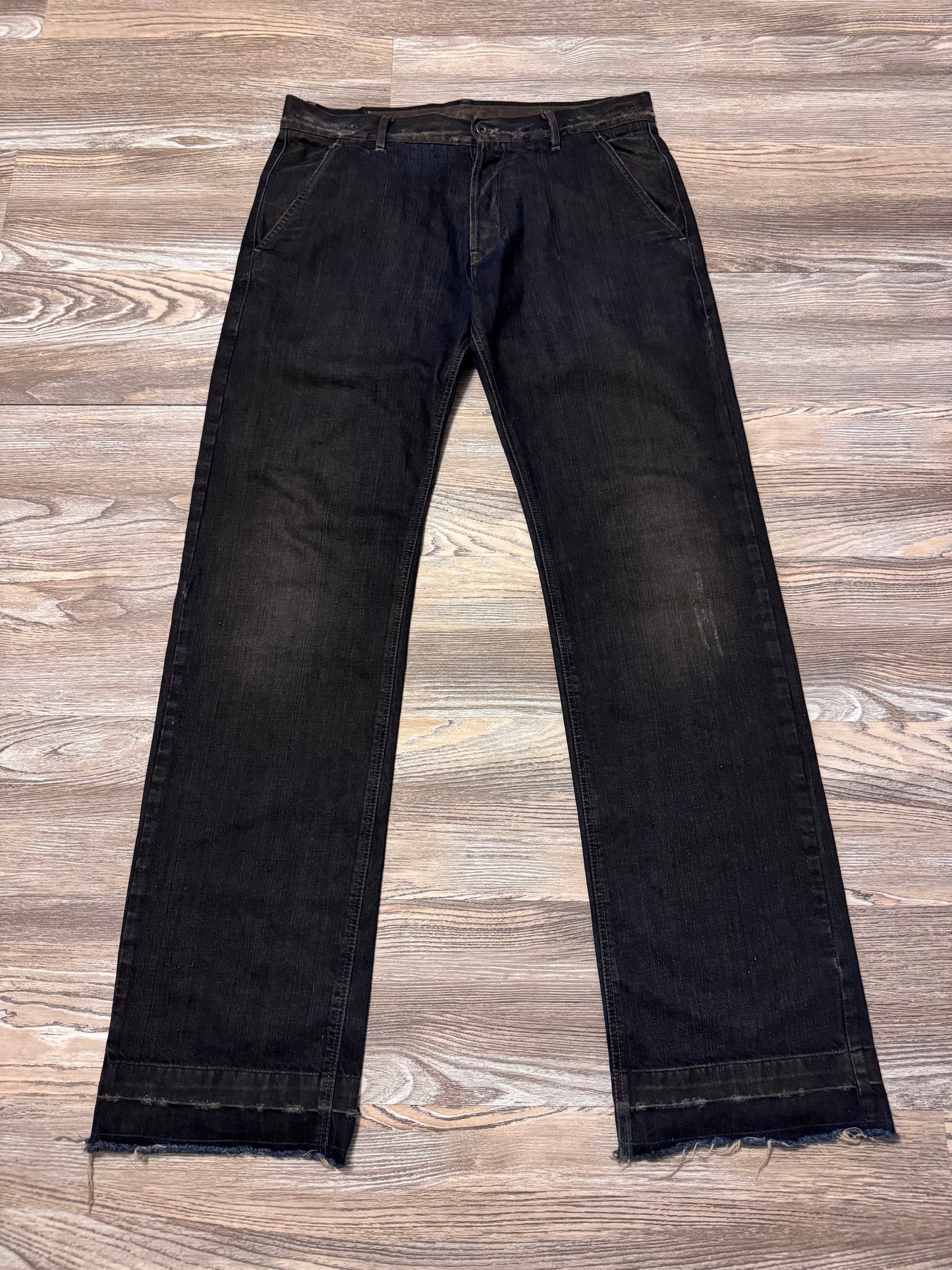 Rick Owens 2007 Mastodon Cut Stag Denim