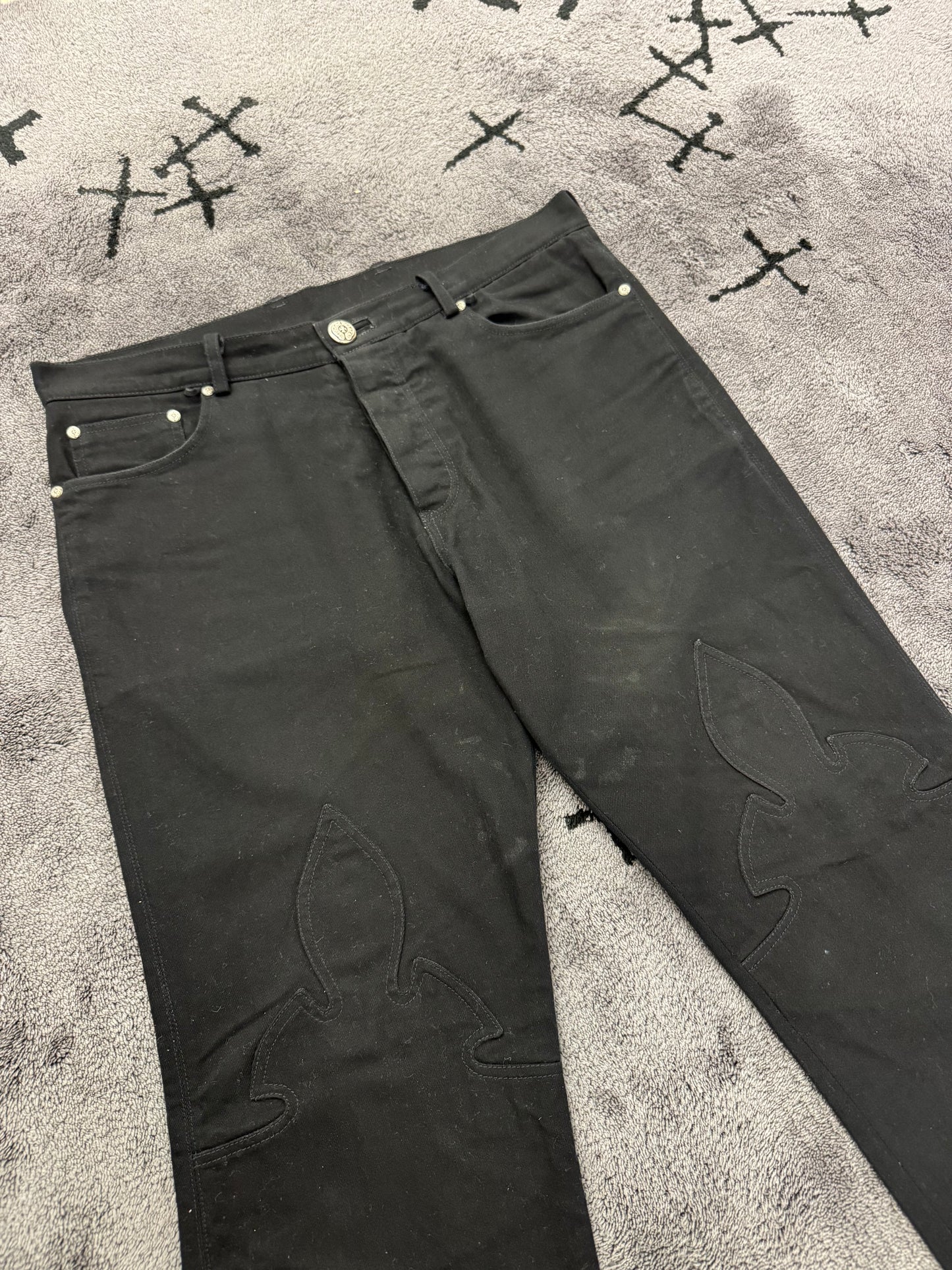 Chrome Hearts Fluer Knees