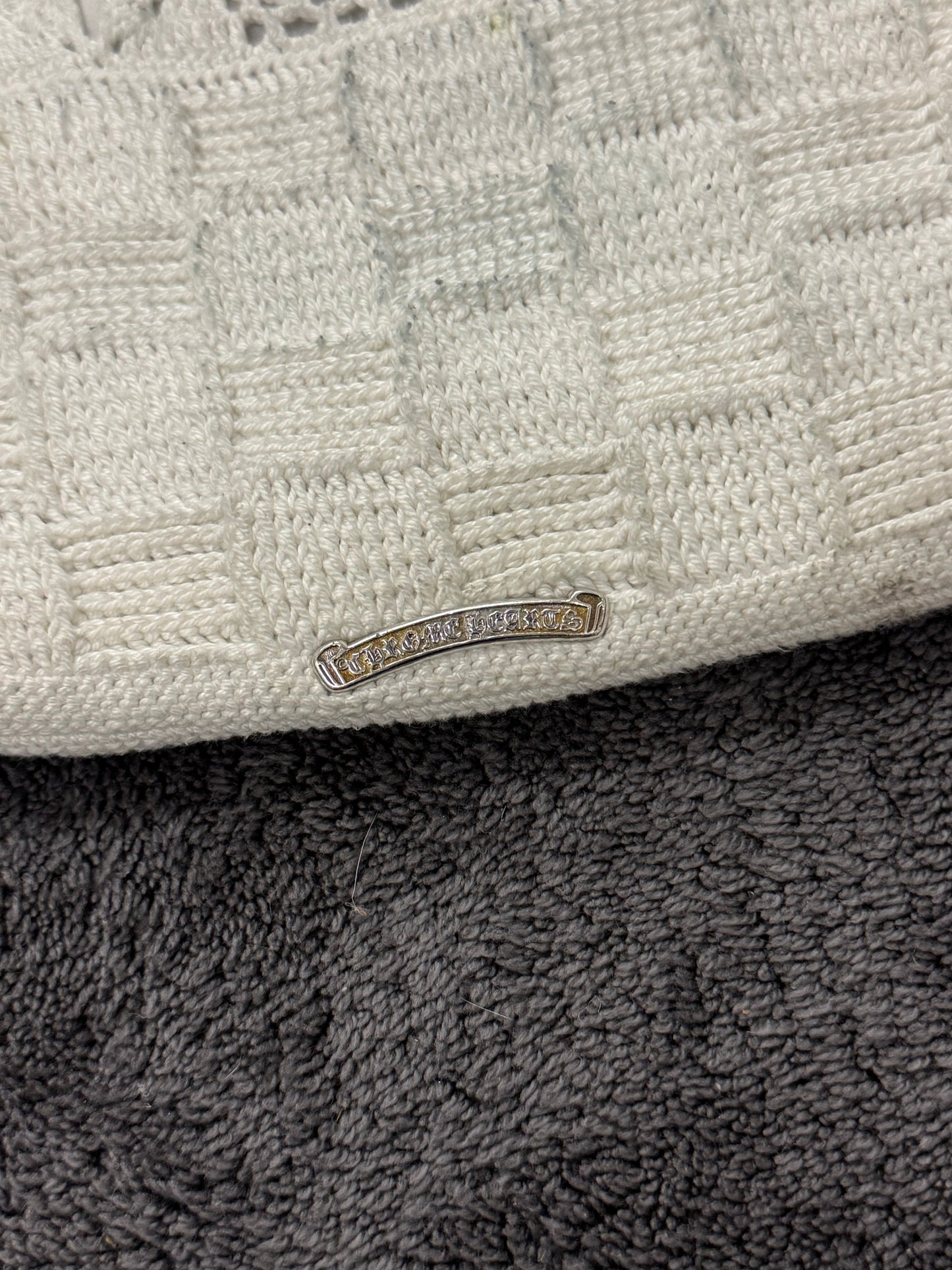 Chrome Hearts St Barths Cashmere Woven Satchel