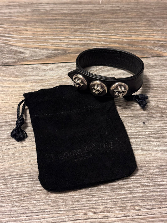 Chrome Hearts Rolling Stone Snap Bracelet