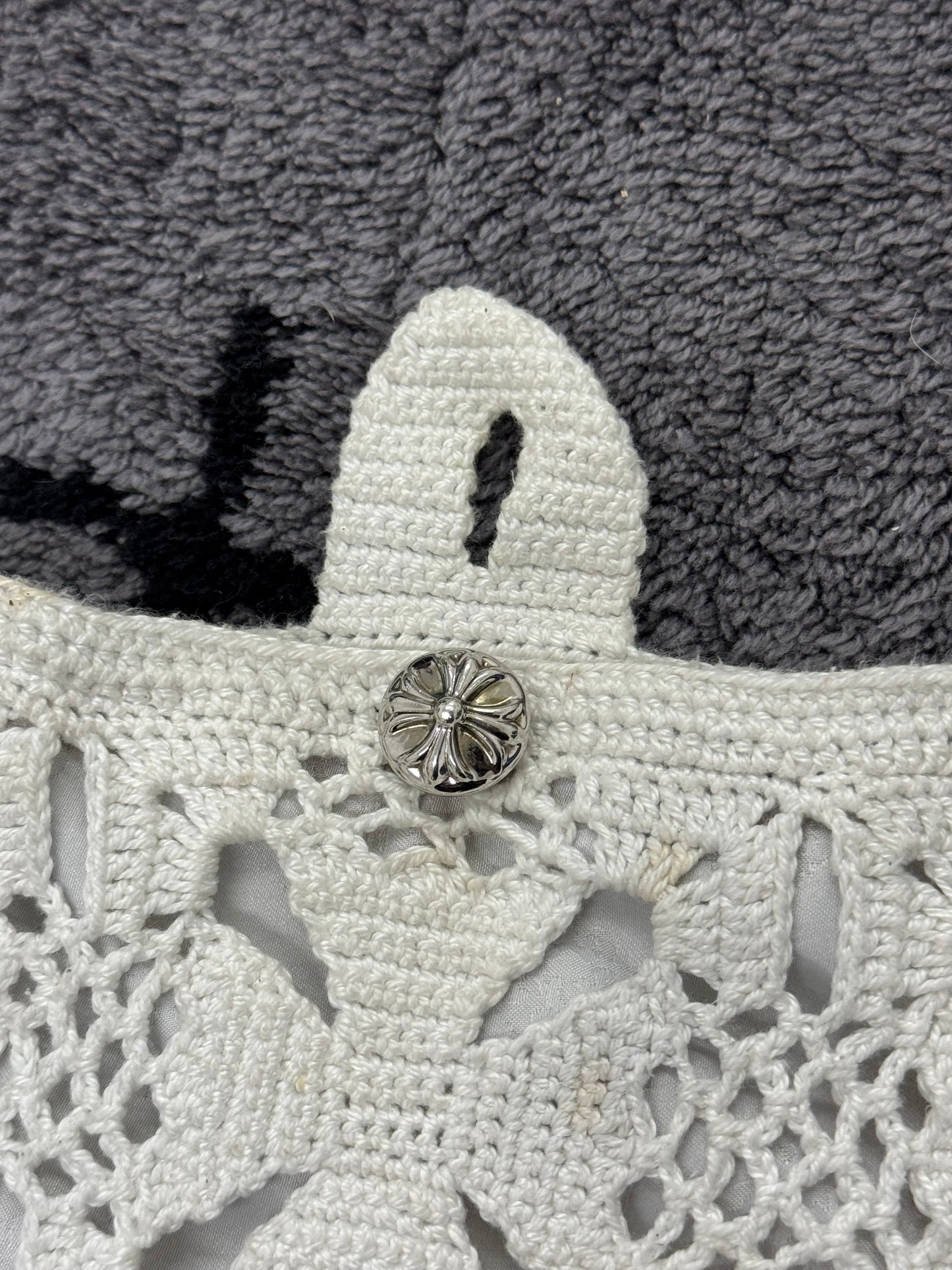 Chrome Hearts St Barths Cashmere Woven Satchel