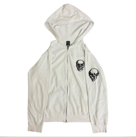 Number Nine 04 "Dream Baby Dream" Double Skull Zip Up