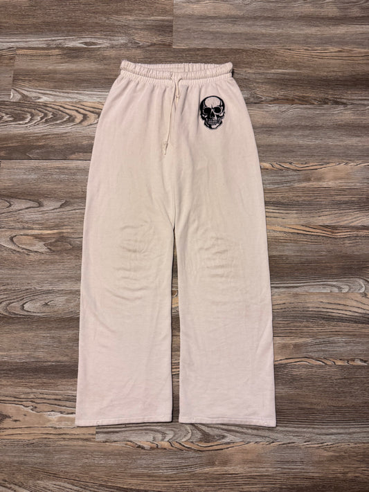 Number Nine White Skull Sweats